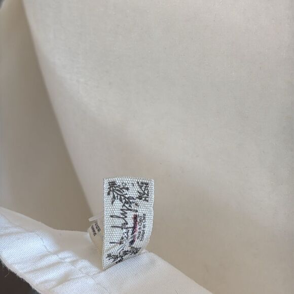 NWOT Free People Cropped Convertible Bandeau White Cotton Feminine L Top Chic - Picture 9 of 12